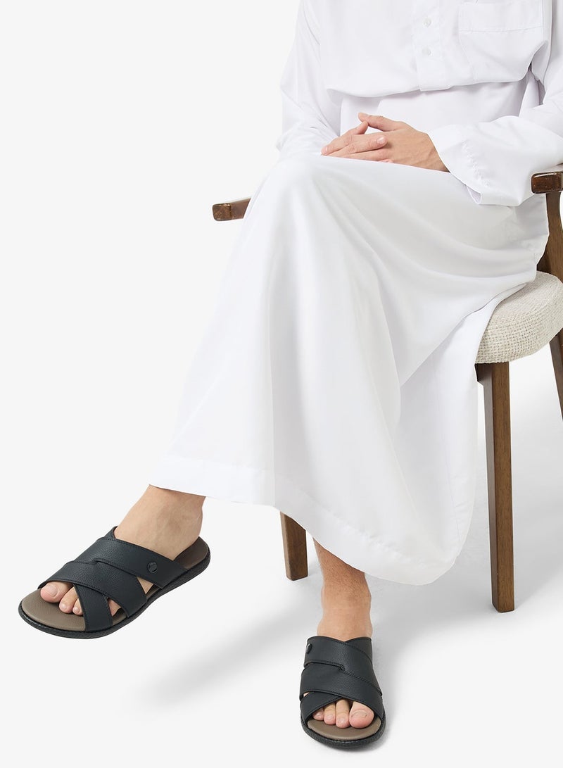 Robert Wood Mens Arabic OMANI Fashion Slipper - Image 2